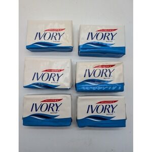 6 Lot Vintage Ivory Soap Bars 99 44/ 100% Pure Floats Original Scent 3.5 oz NEW